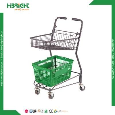 Aluminum Shopping Cart Supermarket Shopping Trolley