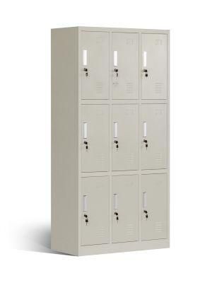 High Quality 9 Door Steel Storage Locker