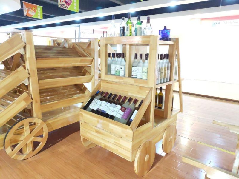 High Specification Wooden Wine Shelf with Ce Certification