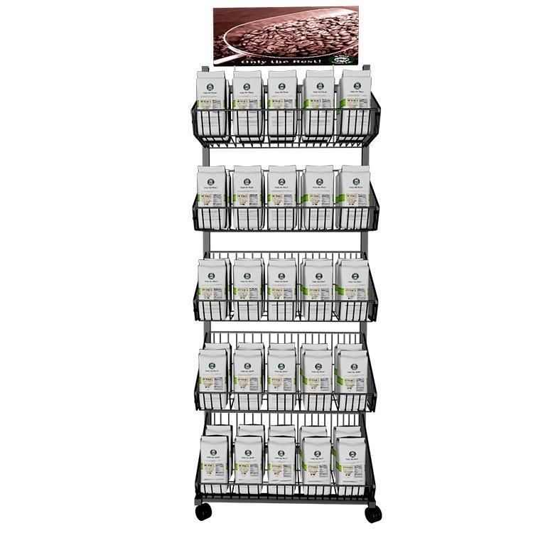 Excellent Quality Counter Drinks Rack/Metal Wire Monin Display