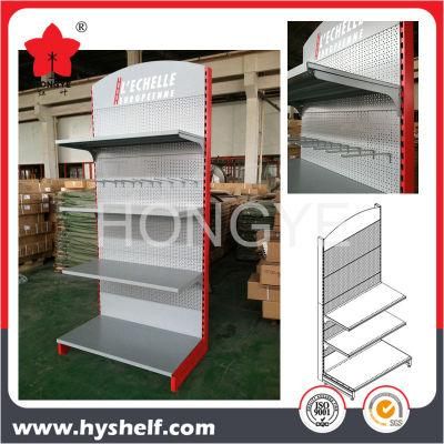 Single Sided Supermarket Metal Wall Shelf