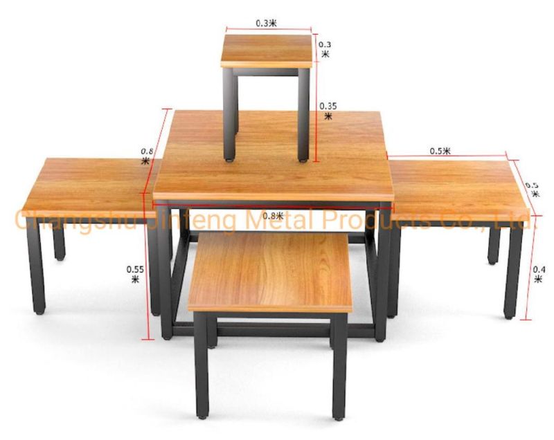 Supermarket and Shopping Mall Wooden Combination Display Racks