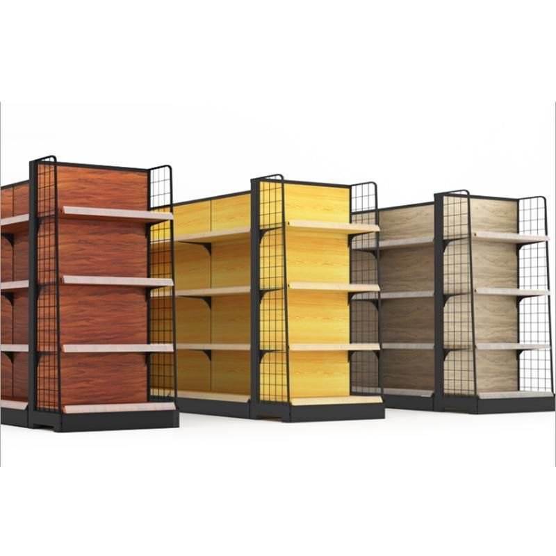 Grocery Store Rack 4 Layers Supermarket Shelves System Gondola Supermarket Equipment Shelf