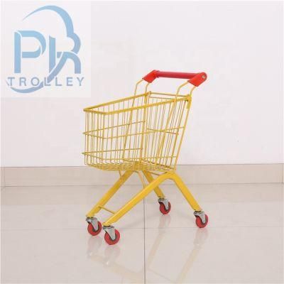 Safety and Colorful Kids Shopping Trolley Cart for Supermarket