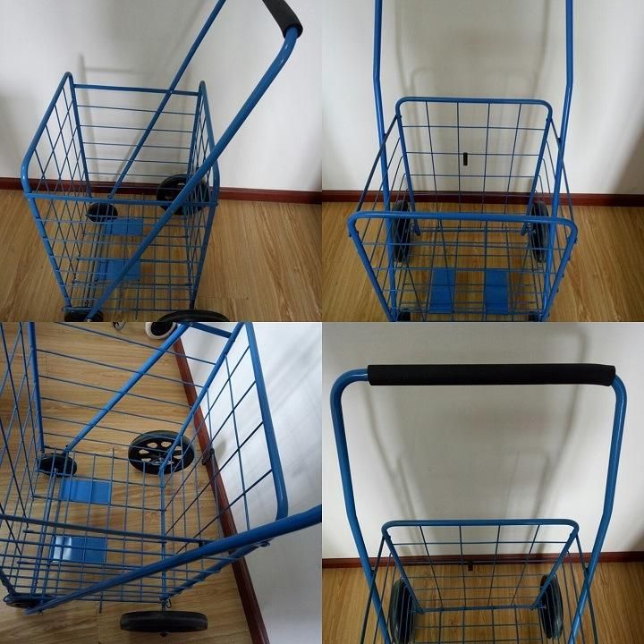 Xjyd10 Steel Tube with Paint Coating Surface Handling and Steel Material Big Size Shopping Cart