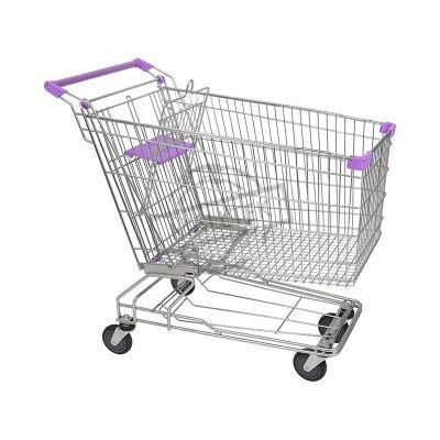 Wholesale Asian Metal 210L Shopping Trolley with Plastic Parts