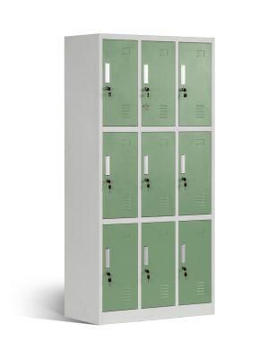 Flat-Packed Steel School Storage Lockers Metal Furniture Locker