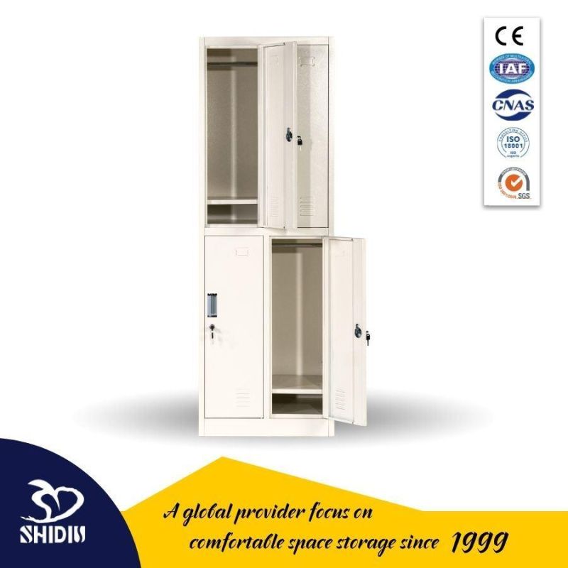 6 Layers Office Steel Locker Metal Storage Locker for Staff Small Compartment Locker Cabinet Organizer Storage Unit