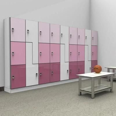 High Quality Compact Phenolic Board High Pressure Laminate Locker, More Durable Compact Laminate HPL Locker/