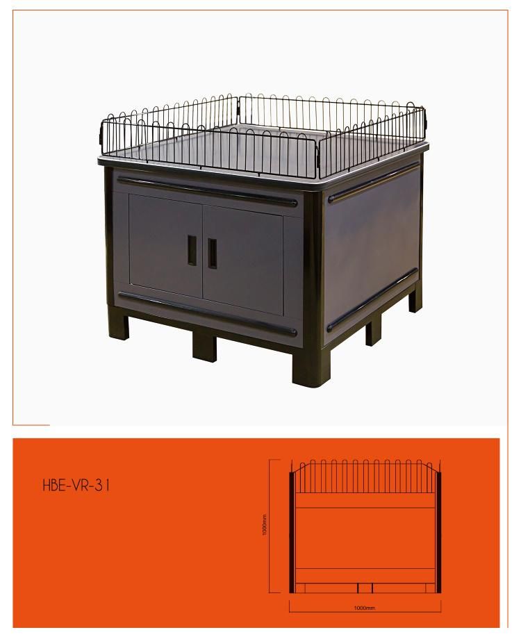 Supermarket Bulk Food Wooden Display Orchard Bin