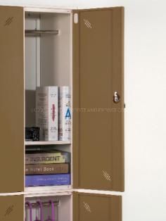 Double Tier Dressing Gym Lockers with Bench for Changing Room