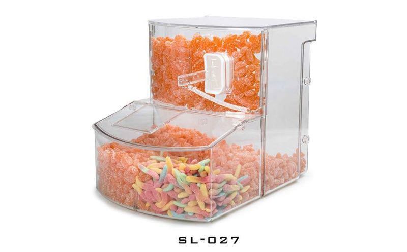 High Clear Bulk Food Bin for Bulk Food Retail