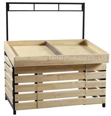 Supermarket Vegetable and Fruit Rack Display Shelf Jf-Vr-121