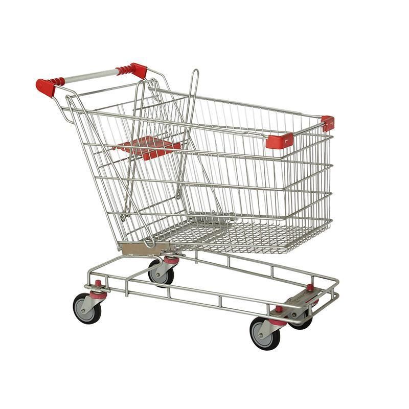 Good Price 60-240L Shopping Cart Supermarket Metal Trolley