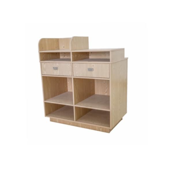 Three Layers Display Stand Wooden Shelf Multiple Sizes Are Available