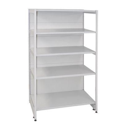 Metal Gondola Shelving Heavy Duty Single-Sided Supermarket Shopping Display Shelf