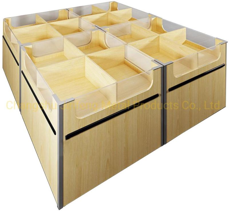 Supermarket Modern Promotional Table Display Rack for Bulk Food