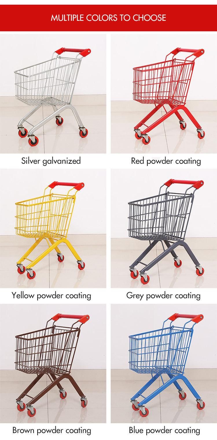 High Quality Supermarket Wholesale Mini Childrens Shopping Trolley