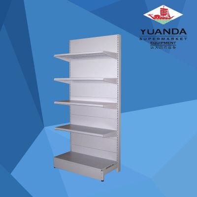 Single Sided Flat Back Board Display Gondola Supermarket Shelf