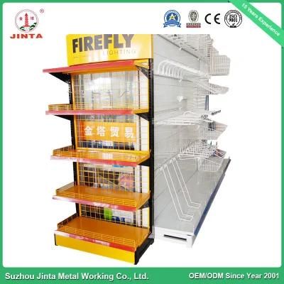 High Quality Supermarket Hypermarket Metal Shelf with Ce Certification