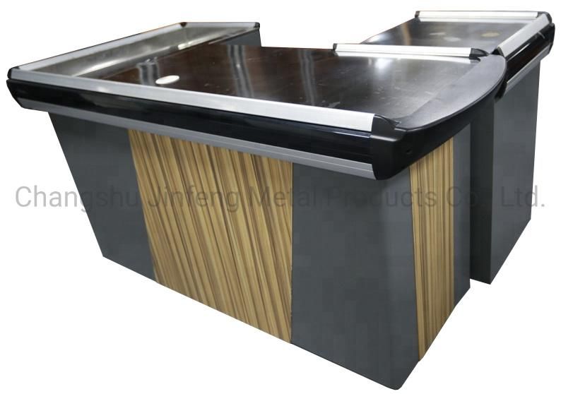 Supermarket Cashier Counter Retail Cashier Desk Design Cash Table Checkout Counter