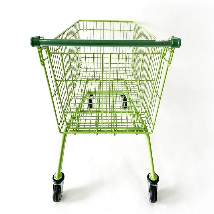 175L European Shopping Trolley Groceries Retail Shopping Cart