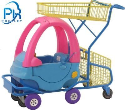 Kids Toy Retail Shopping Cart Supermarket Shopping Trolley for Child