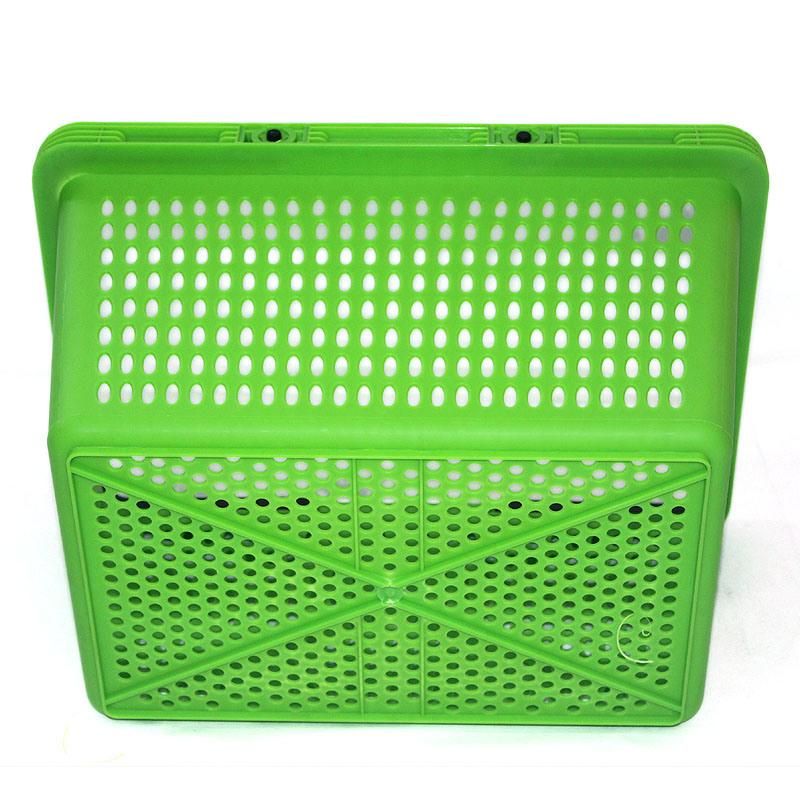 Material Supermarket Basket Small Hole Portable Plastic Hand Shopping Basket