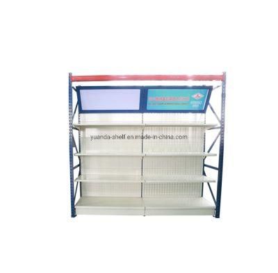 Hole Back Supermarket Gondola Shelf Shelving Rack