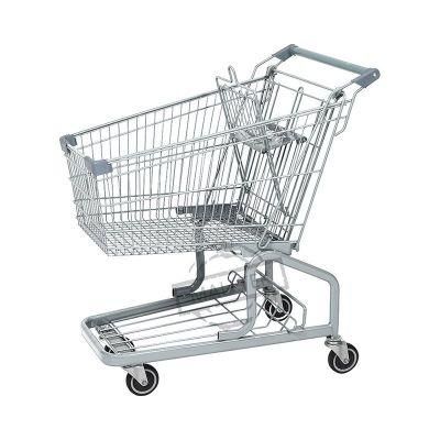 Popular Zinc with Powder Coating Elevator Wheels Shopping Cart