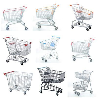 High Quality Supermarket Shopping Trolley Metal Shopping Carts