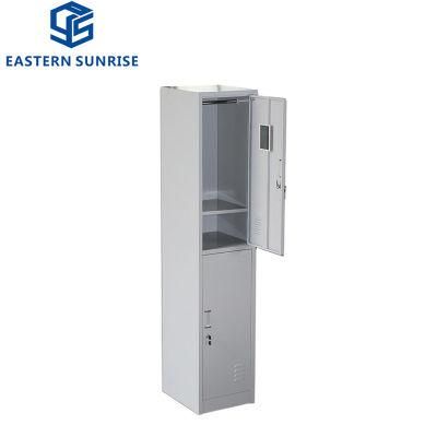 Customized Steel Cabinet Metal 2 Door Locker Wardrobe