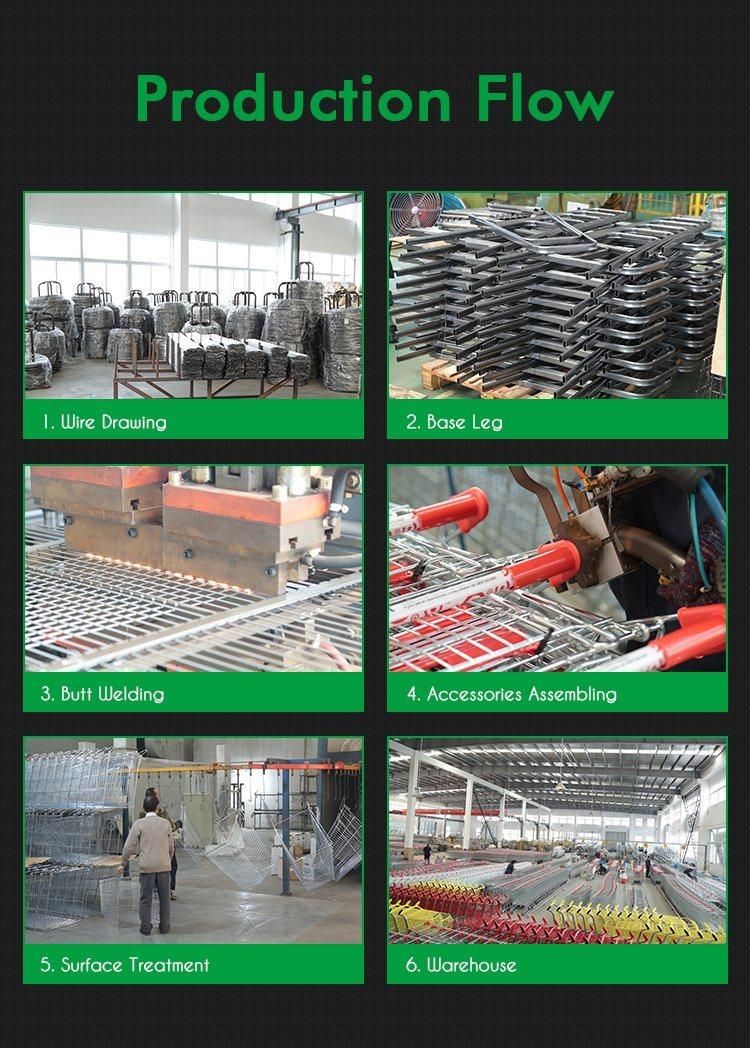 Wire Materials Used Shopping Carts for Rental