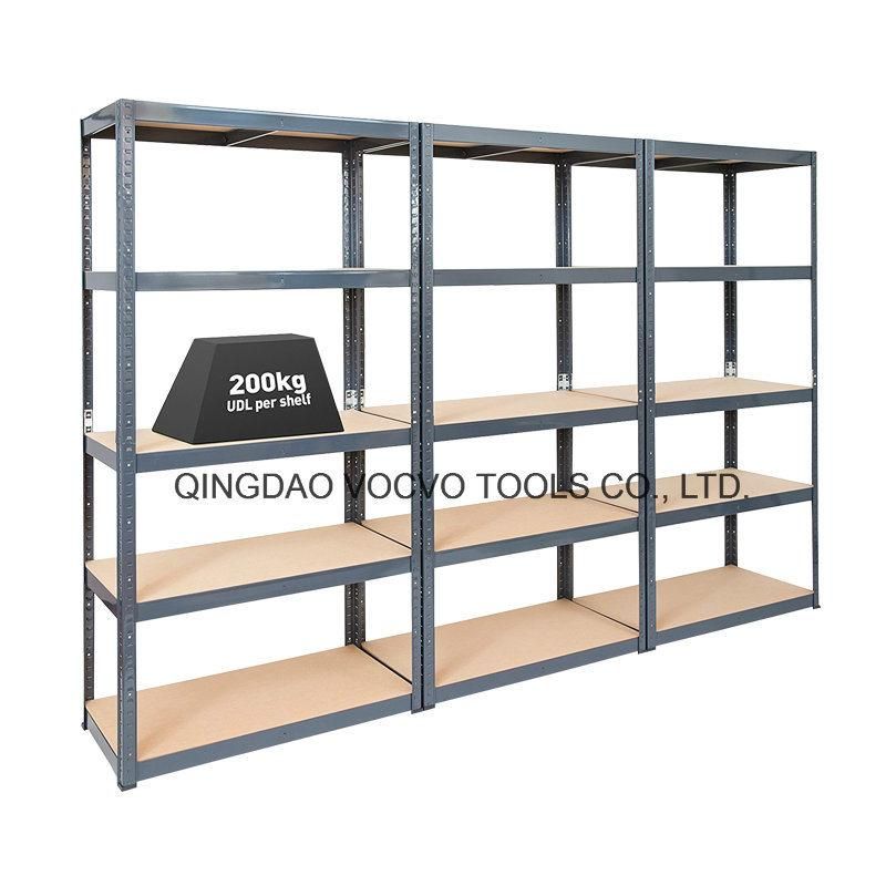 Heavy Duty Boltless Metal Shelving 5-Shelf Shelf Unit