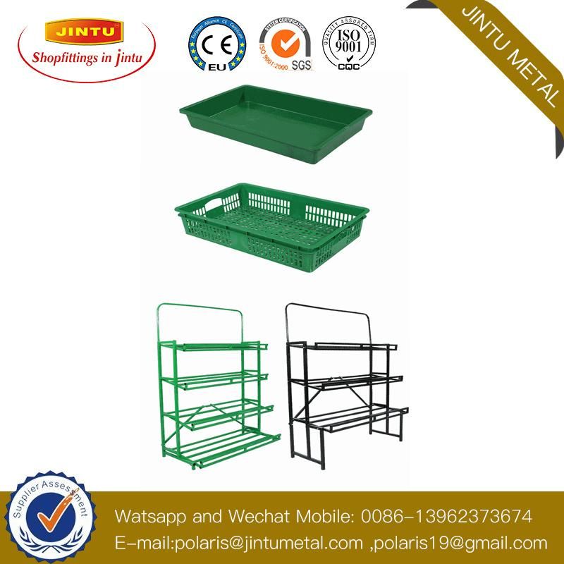 Customizable Supermarket Fruit Vegetable Display Rack