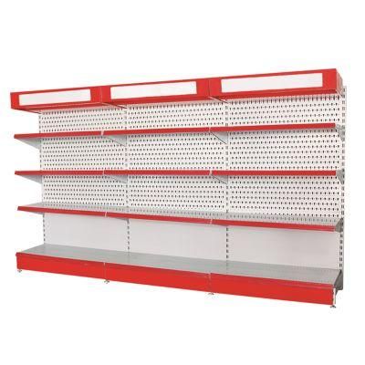 Customized Supermarket Metal Shelving Gondola Display Shelf with Good Quality