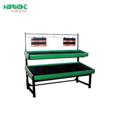 Retail Hypermarket Plastic Fruit Vegetable Shelving