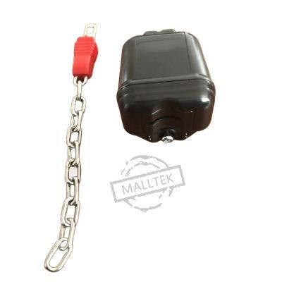 Hot Sales Shopping Trolley Cart Zinc Alloy Coin Lock with Chain