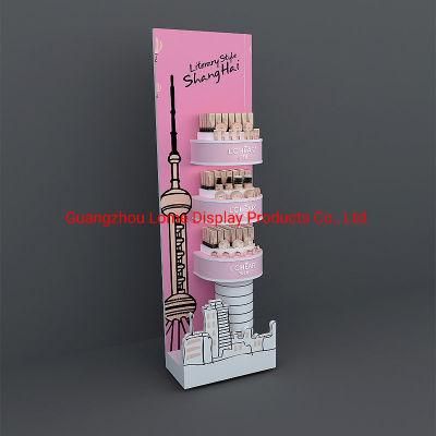 Lipstick Stand Cosmetic Cabinet Perfume Display Rack Customized Display Makeup Furniture