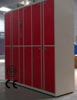 Customized Steel Electronic Luggage Storage Locker Qr Code Intelligent Parcel Lockers