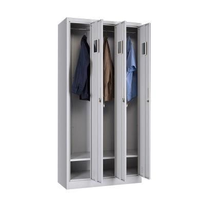 Factory Hotel Sell 3 Doors Steel Cabinet Steel Staff Sports Locker