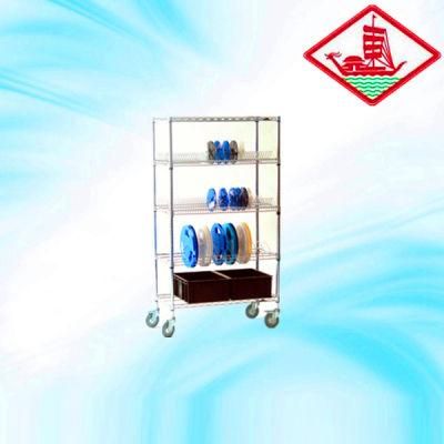 High Quality Chrome Shelf with Wheels Yd-Ws003