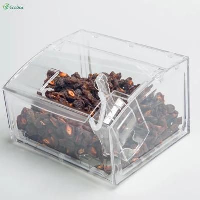 Plastic Bulk Food Storage Bin Snack Dried Fruit Bin Candy Bin