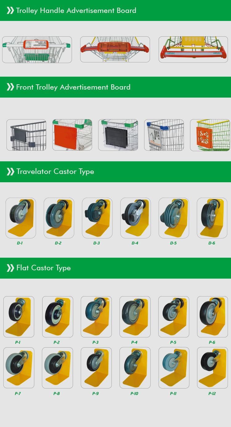 American Style Jumbo Size 300 Litres Metal Shopping Cart