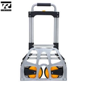 Steel Tube Folding Luggage Cart Hand Trolley