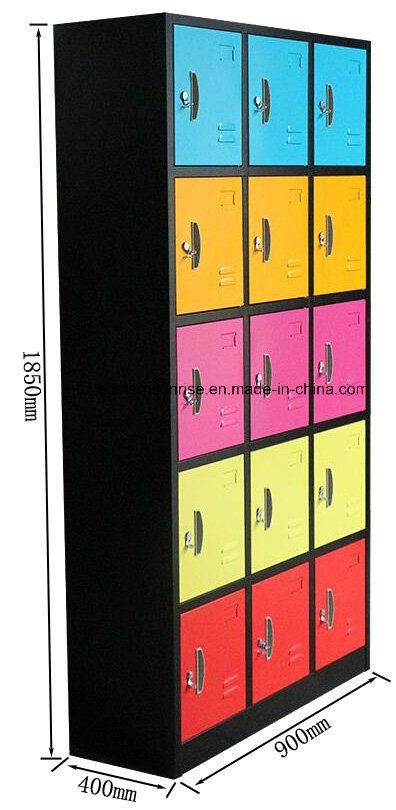 15 Door Waterproof Heavy Duty Low Price Locker for Supermarket