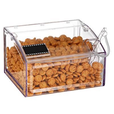 High Clear Food Bin for Bulk Food Retail