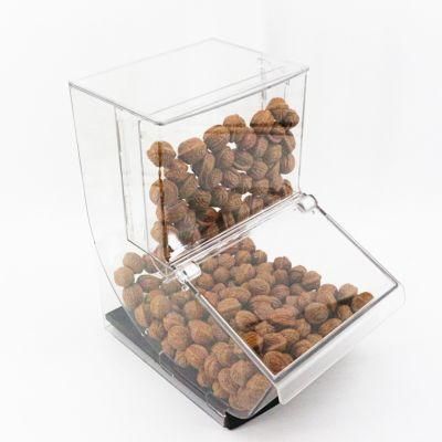 Plastic Dry Food Bin Candy Scoop Bin for Bulk Store