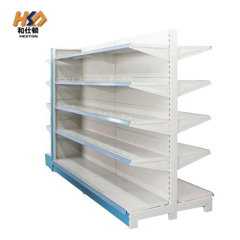 Multifunctional Shelf Wood, Steel Supermarket Shelf Display Shelf Supermarket Shelf