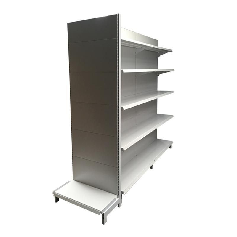 Multifunctional Shelf Wood, Steel Supermarket Shelf Display Shelf Supermarket Shelf